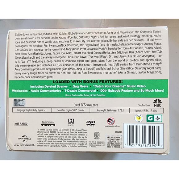 Parks And Recreaton DVD Complete Series Set 1-7 - Picture 8 of 11